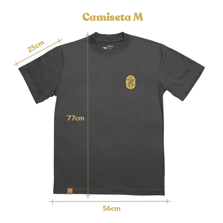 Camiseta Oversized Be Strong | Chumbo