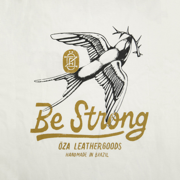 Camiseta Oversized Be Strong | Off White