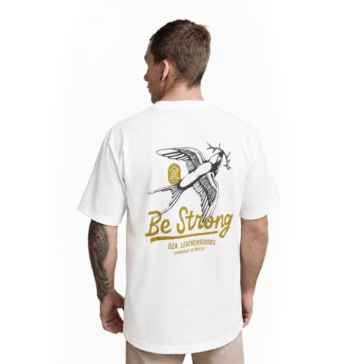 Camiseta Oversized Be Strong | Off White