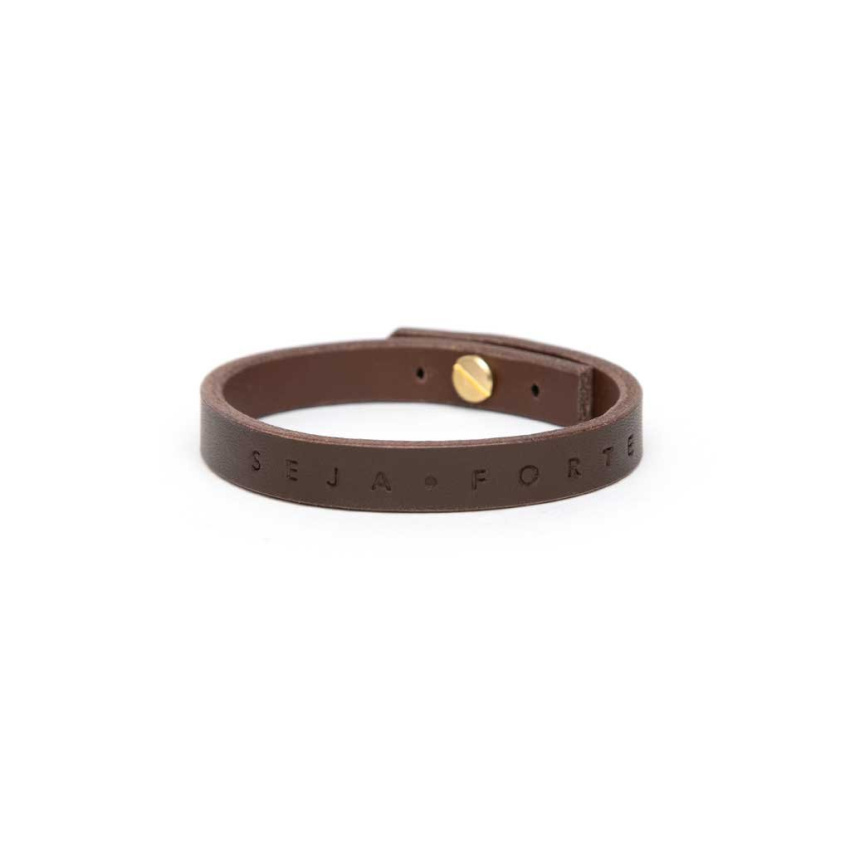 Pulseira Seja Forte | Coffee